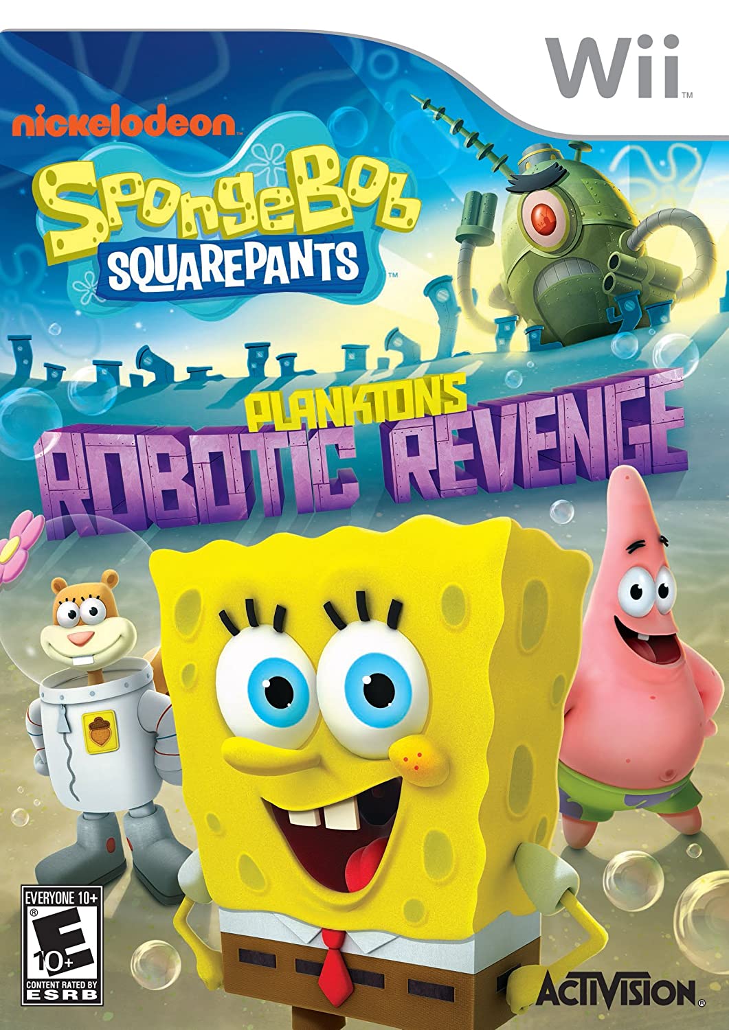SpongeBob SquarePants Planktons Robotic Revenge  - Nintendo Wii Játékok