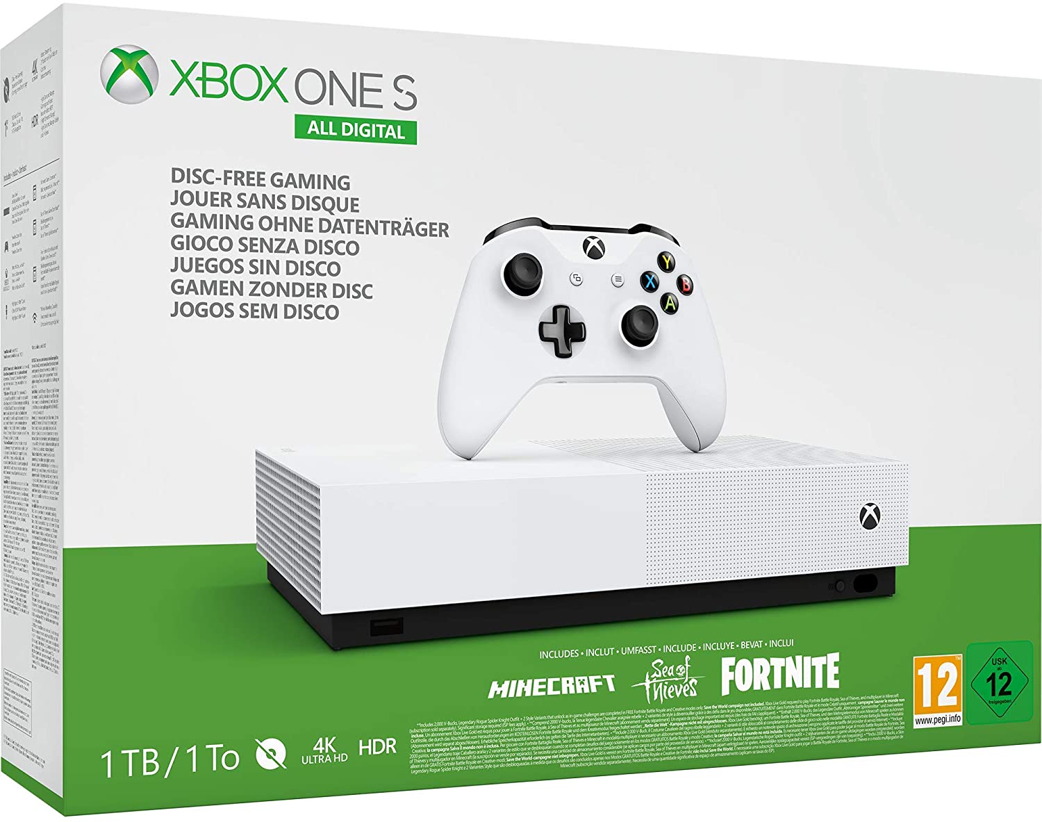 Xbox One S 1TB AllDigital Edition Console