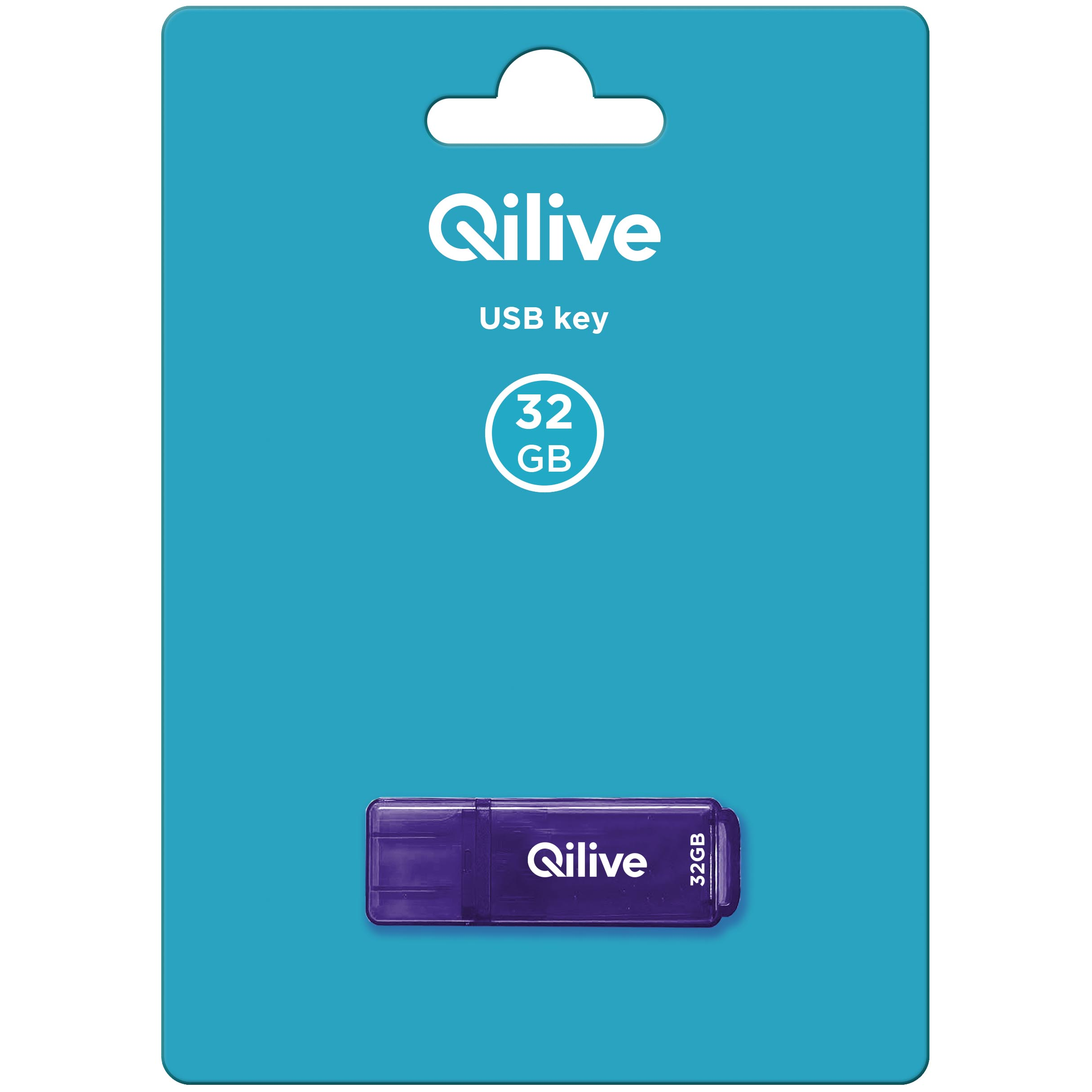Qilive K102 2.0 32GB Lila Pendrive - Kiegészítők Pendrive