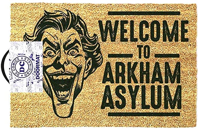 DC Comics The Joker Welcome to Arkham Asylum lábtörlő - Ajándéktárgyak Lábtörlő