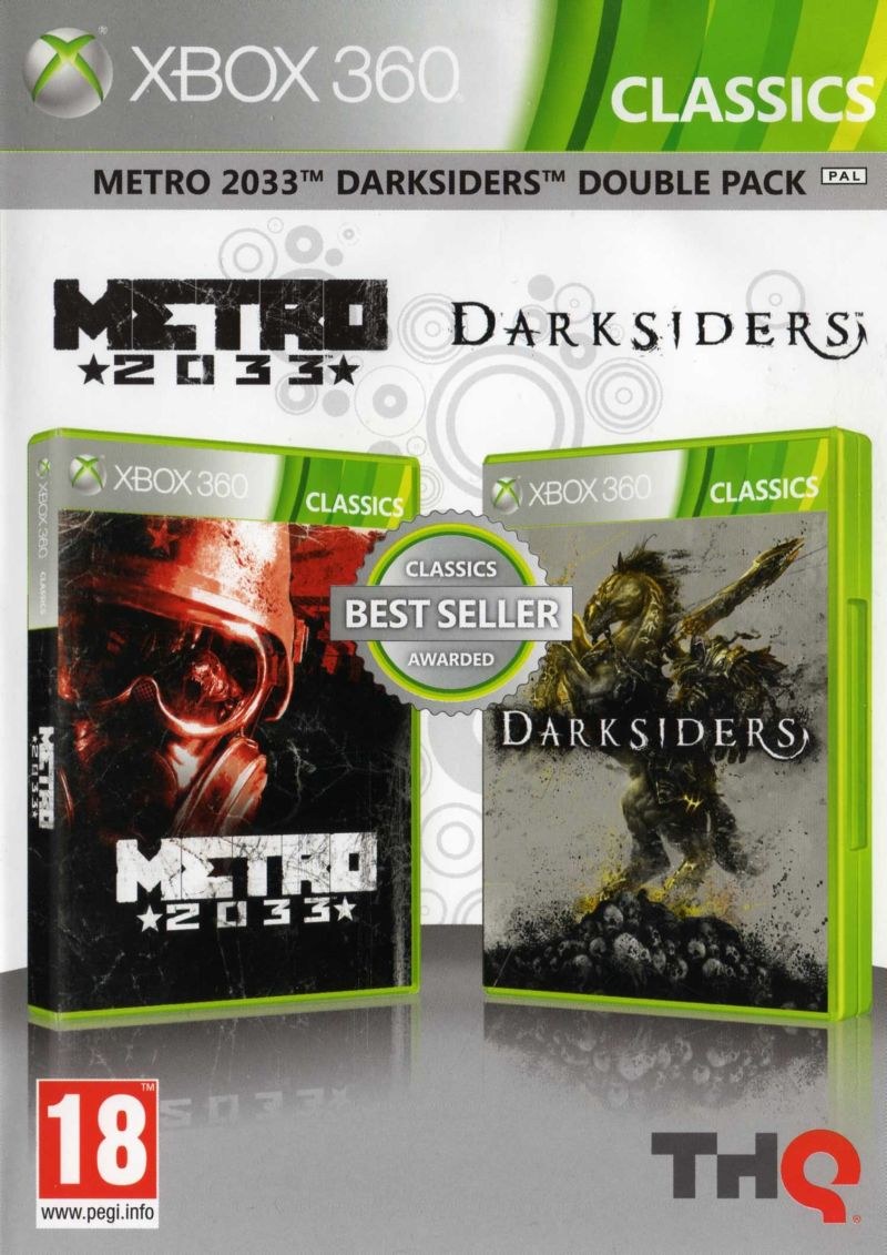 Metro 2033 and Darksiders Double Pack - Xbox 360 Játékok