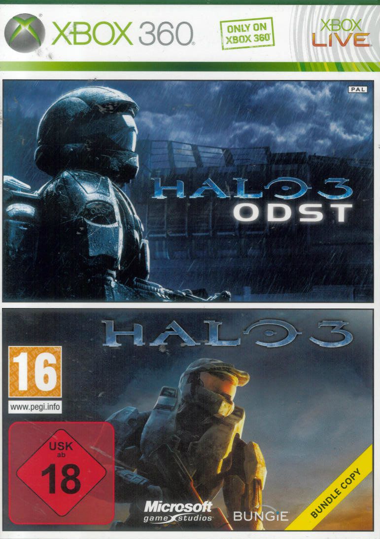 Halo 3 ODST + Halo 3  - Xbox 360 Játékok