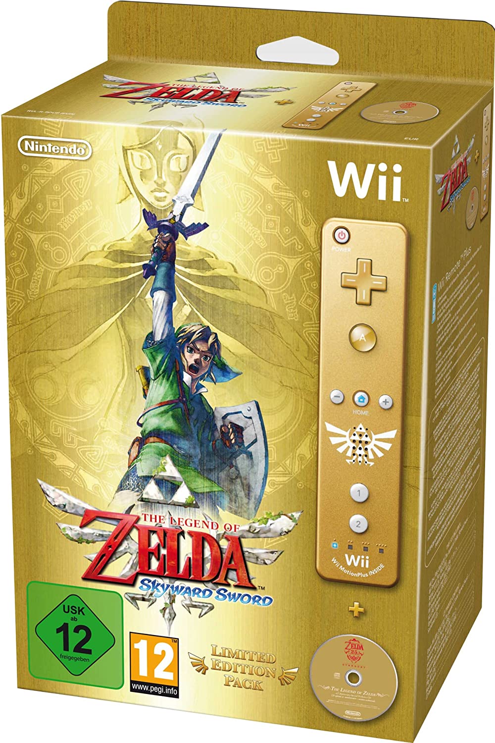 The Legend of Zelda Skyward Sword Limited Edition Pack (újszerű) - Nintendo Wii Játékok