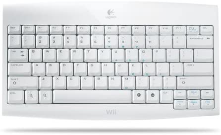 Wii Logitech Cordless Keyboard vezetéknélküli billentyűzet (újszerű) - Nintendo Wii Kiegészítők