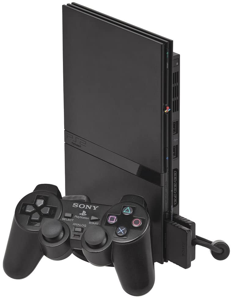 PlayStation 2 Slim Charcoal Black (Újszerű) - PlayStation 2 Gépek