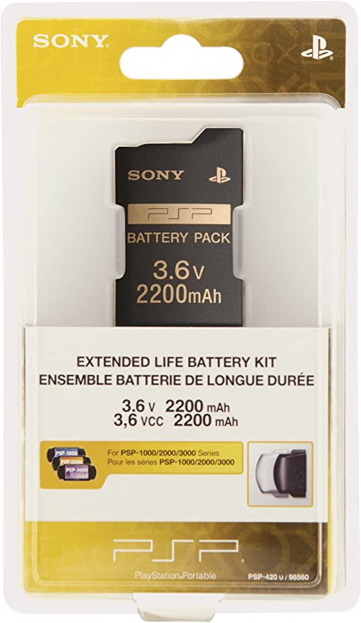 PSP Extended Life Battery Kit 2200mAh akkumulátor (újszerű)
