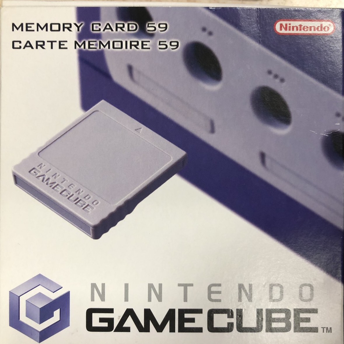 Nintendo GameCube memóriakártya, ezüst (retail, újszerű)