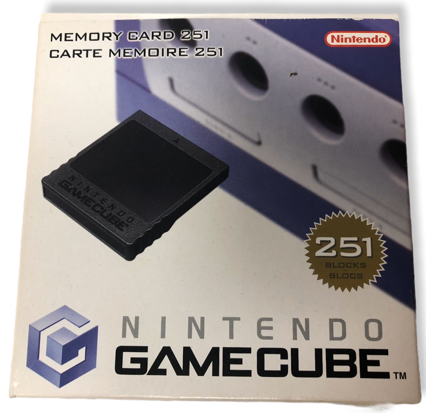 Nintendo GameCube memóriakártya, fekete (retail) - GameCube Kiegészítők