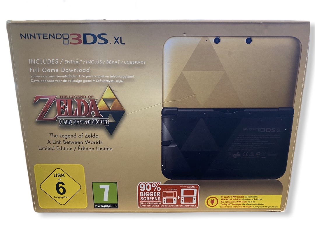Nintendo 3DS XL Zelda Link Between Worlds Limited Edition (újszerű) - Nintendo 3DS Gépek