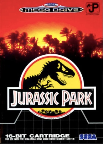 Jurassic Park (borító, kiskönyv nélkül) - Sega Mega Drive Játékok