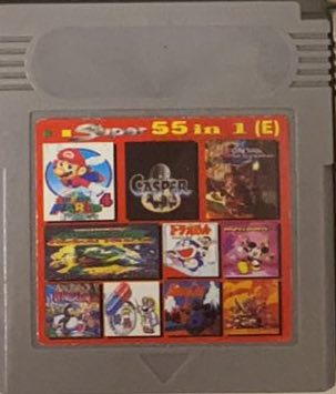 55 in 1 játékgyűjtemény (fake) - Game Boy Játékok