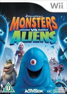 Dreamworks Monsters vs Aliens (kiskönyv nélkül) - Nintendo Wii Játékok