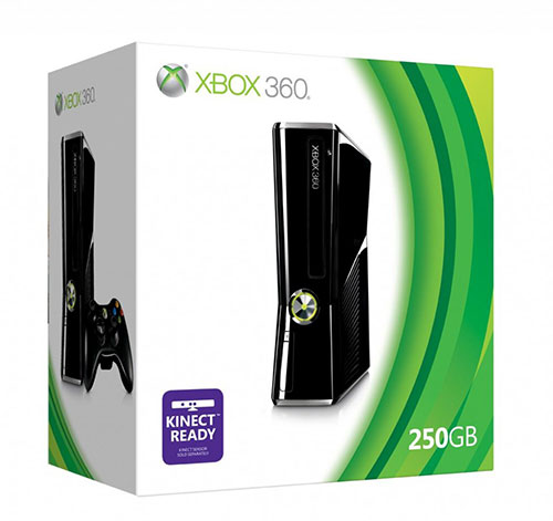 Microsoft Xbox 360 250 GB Slim - Xbox 360 Gépek