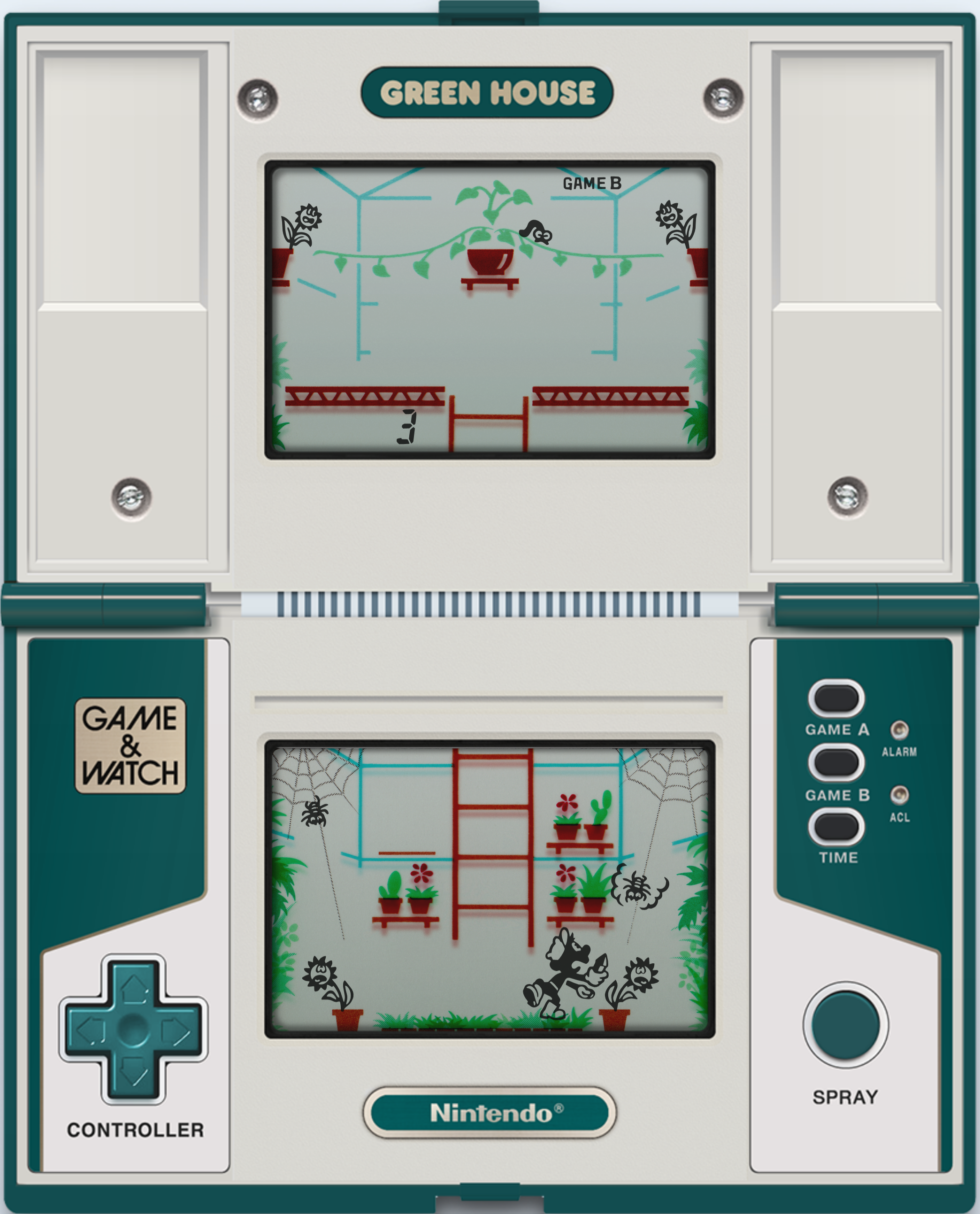 Green House Game & Watch (doboz nélkül)