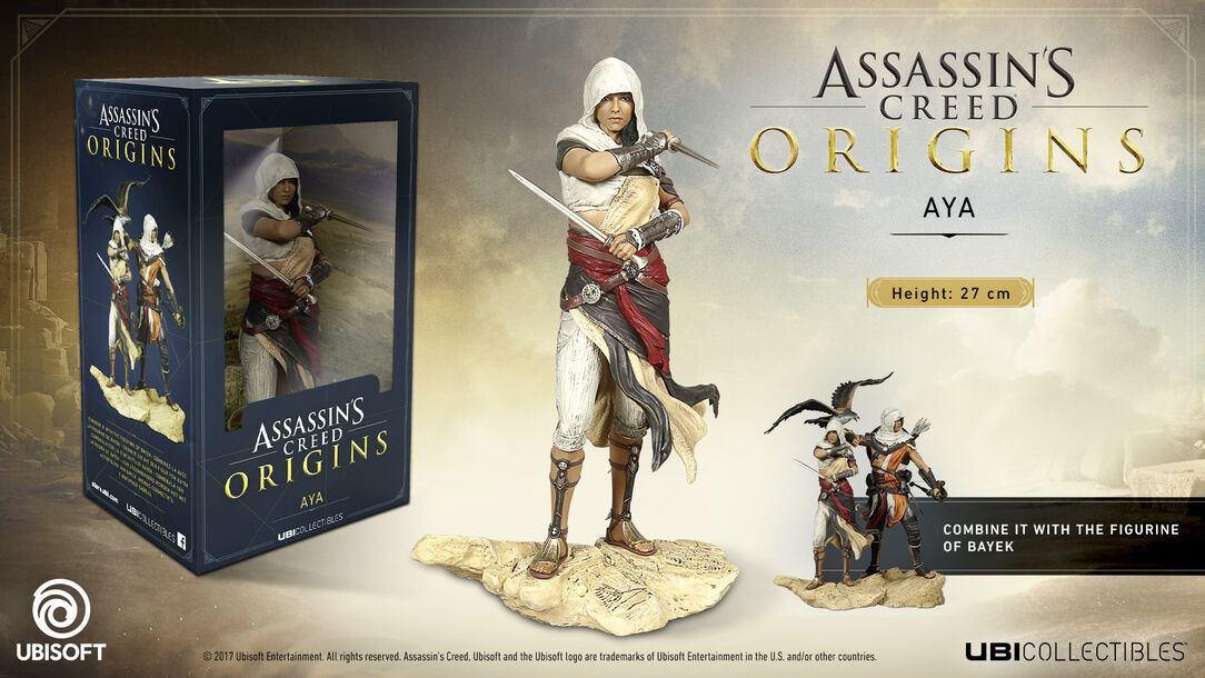 Assassins Creed Origins Aya figura (27cm) - Figurák Special Edition