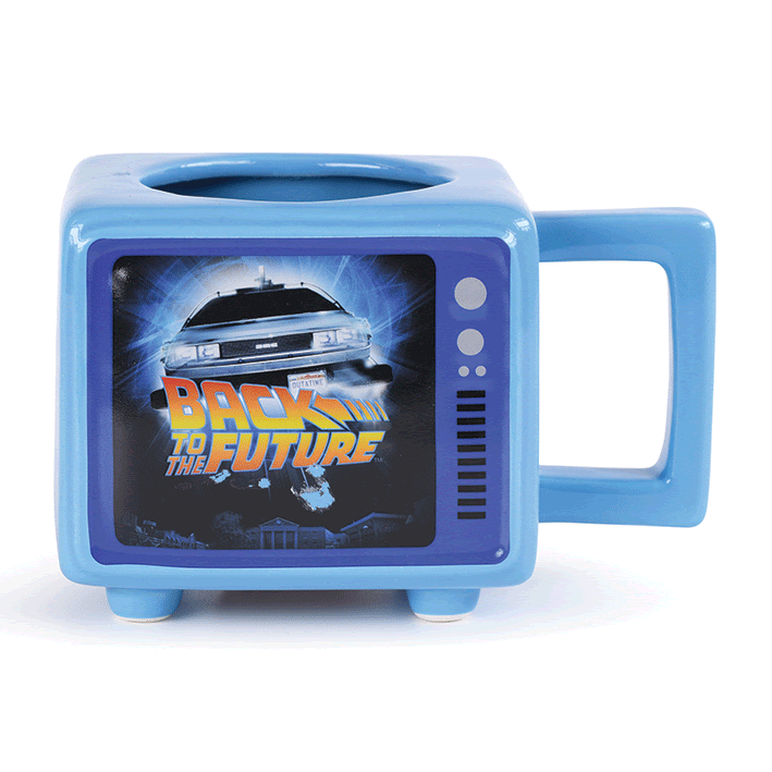 Back to the Future Flux Capacitor Retro TV hőre változó bögre