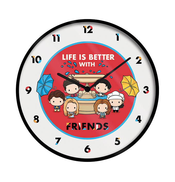 Friends Life is Better with Friends falióra (25cm)