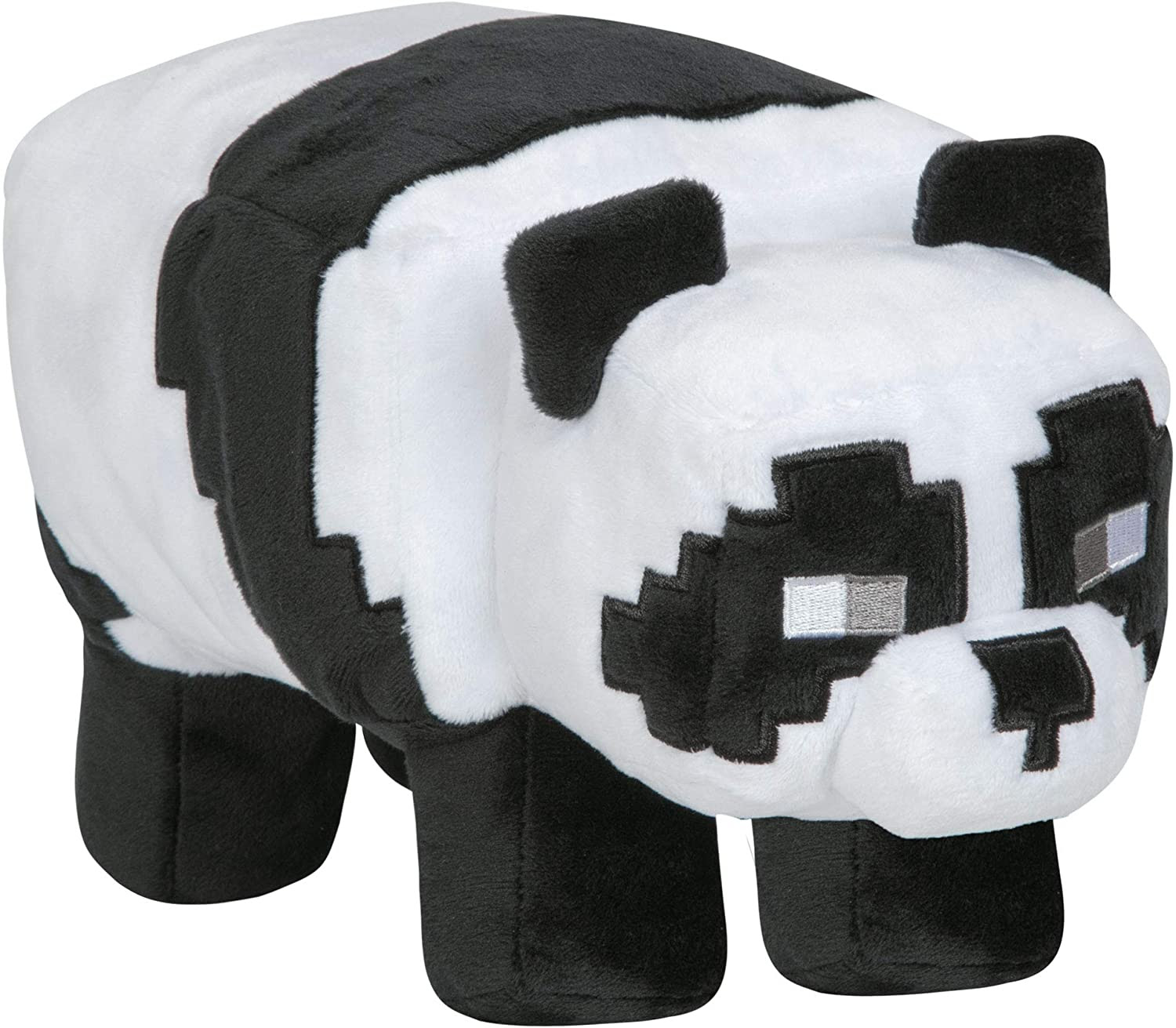 Minecraft Adventure Panda Black White plüssfigura