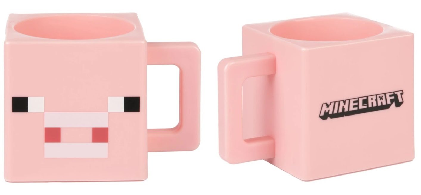 Minecraft Pig Face műanyag bögre (290ml)
