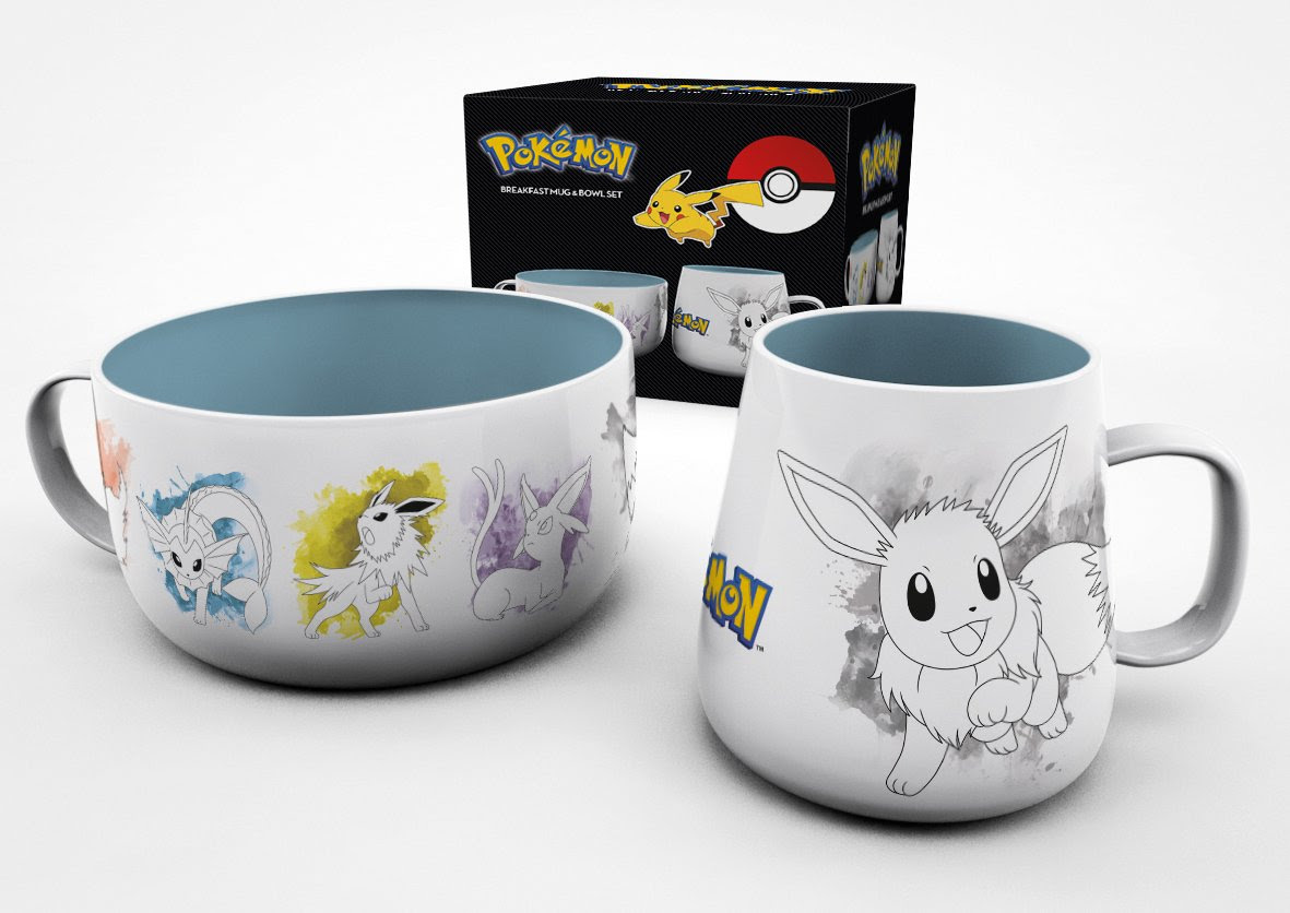 Pokémon Eevee reggelizőkészlet - Ajándéktárgyak Bögre