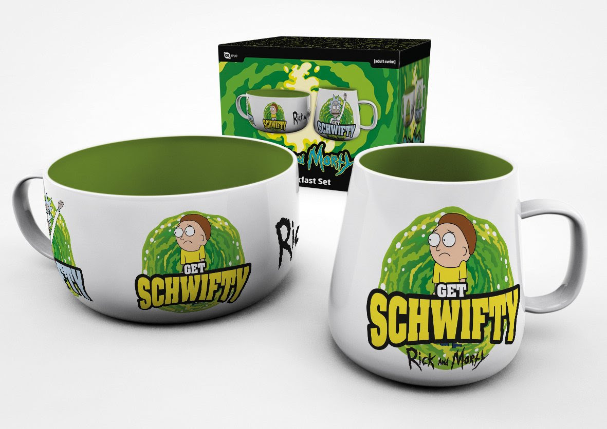 Rick and Morty Get Schwifty reggelizőkészlet