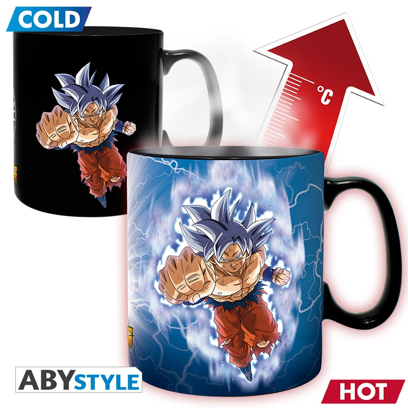 DRAGON BALL SUPER Mug Heat Change (460 ml) Goku vs Jiren - Ajándéktárgyak Bögre