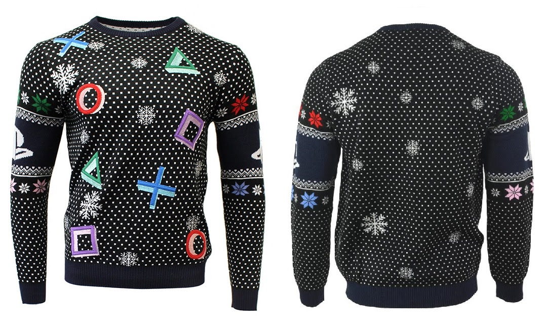 PlayStation Official Christmas Jumper pulóver (méret: M)