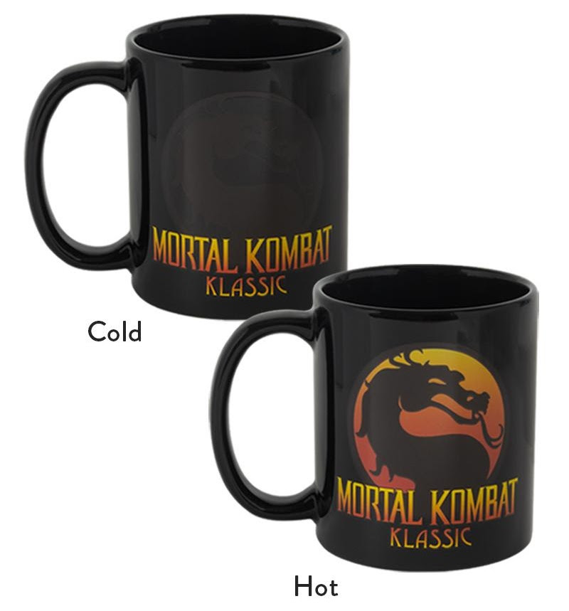 Mortal Kombat Klassic hőre változó bögre - Ajándéktárgyak Bögre