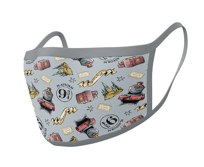 Harry Potter Hogwarts Express arcmaszk (2db)