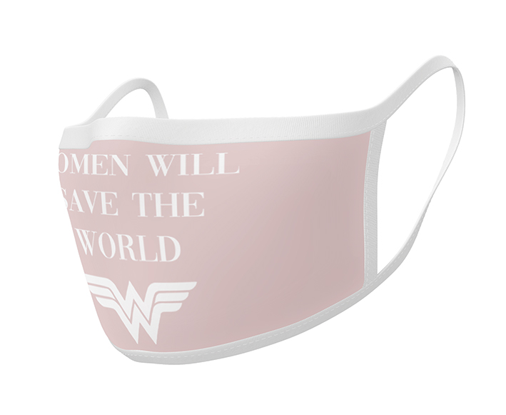 Wonderwoman Save the World arcmaszk (2db) - Ruházat Maszk