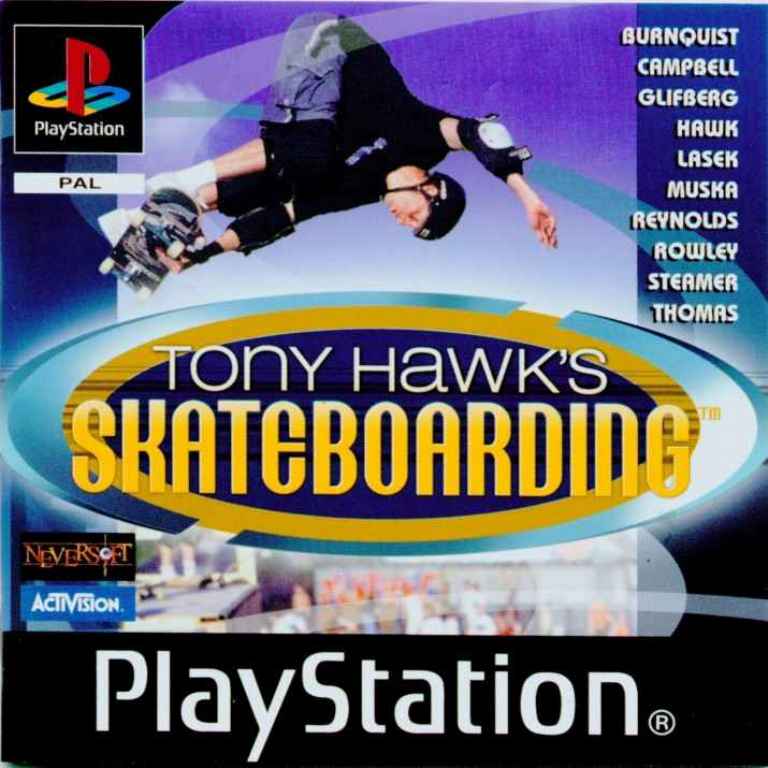 Tony Hawks Skateboarding (elülső borító nélkül) - PlayStation 1 Játékok