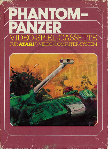 Phantom Tank (Phantom Panzer, német) - Atari 2600 Játékok