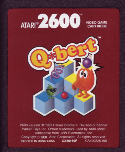 QBert (Red Label) - Atari 2600 Játékok