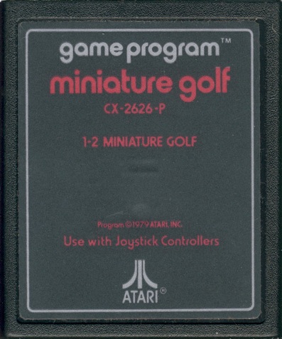 Miniature Golf (feliratos matrica) - Atari 2600 Játékok