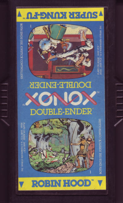 Super Kung Fu + Robin Hood Double Ender - Atari 2600 Játékok