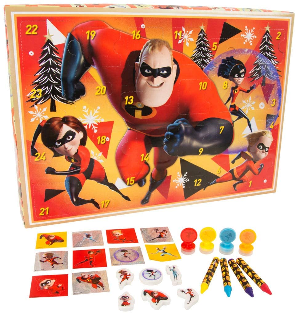 Disney Pixar The Incredibles 2 adventi kalendárium