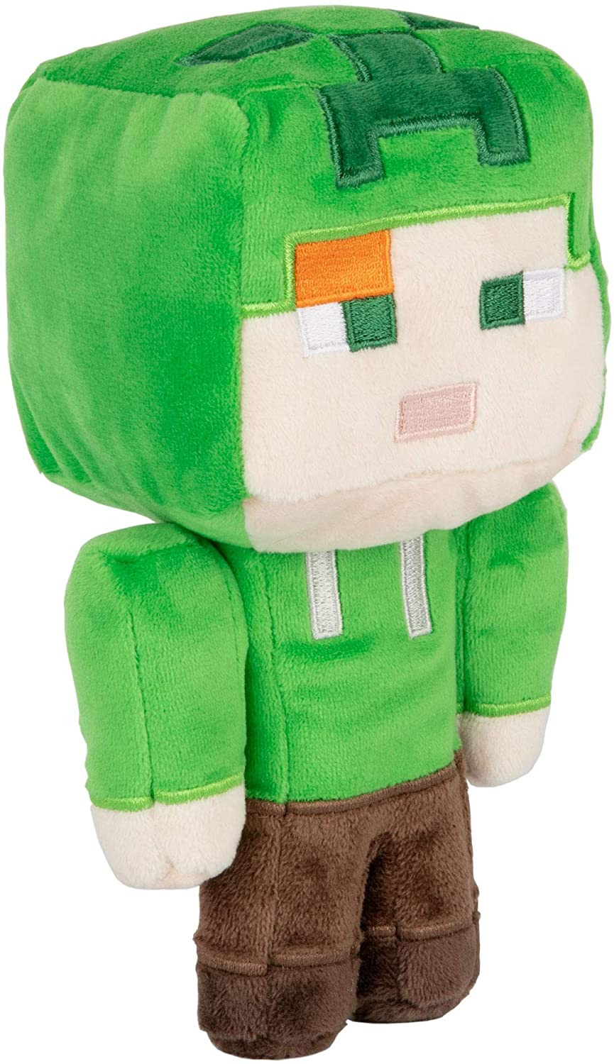 Minecraft Happy Explorer Alex in Creeper Costume plüssfigura (18cm) - Ajándéktárgyak Plüssfigura