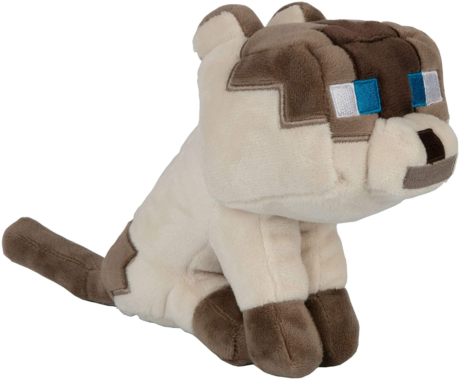 Minecraft Happy Explorer Siamese Cat plüssfigura (22cm) - Ajándéktárgyak Plüssfigura