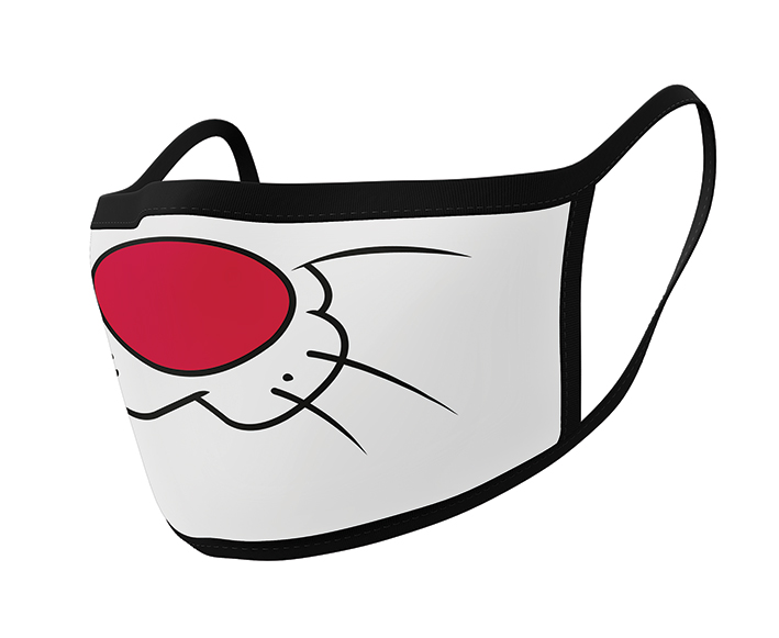 Looney Tunes Sylvester arcmaszk (2db)