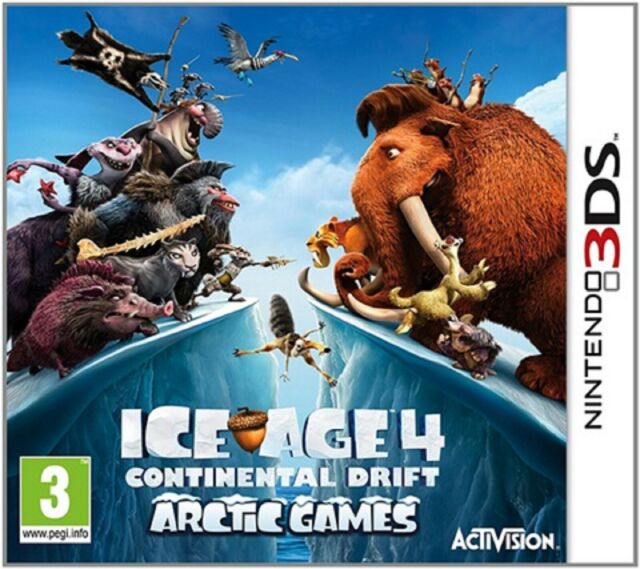 Ice Age 4 Continental Drift Arctic Games - Nintendo 3DS Játékok