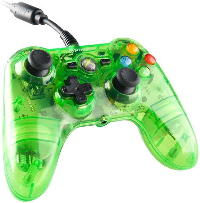 PowerA Mini Pro Ex Xbox 360 Wired Controller (Neon Green) - Xbox 360 Kontrollerek
