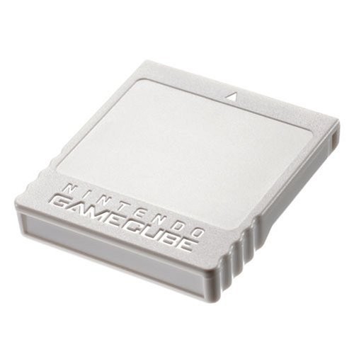 Nintendo GameCube memóriakártya, ezüst