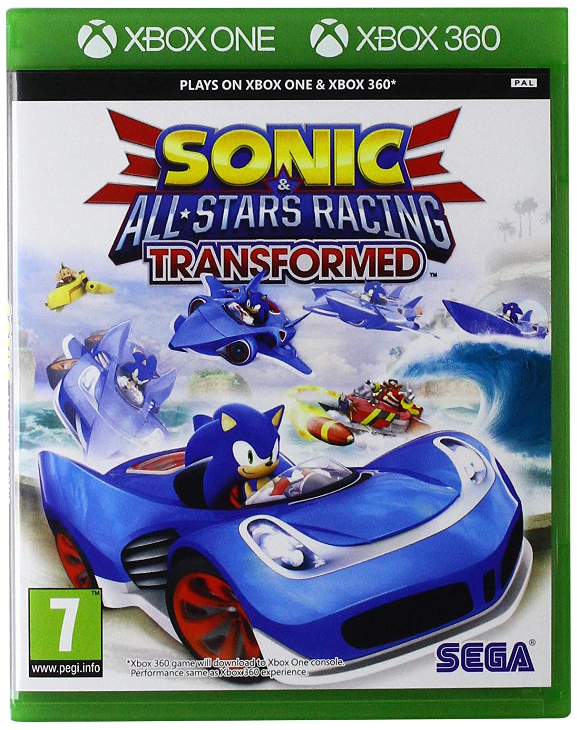 Sonic All Stars Racing Transformed (Xbox 360 kompatibilis)