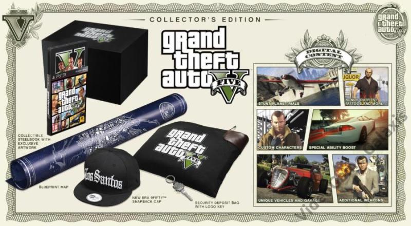 Grand Theft Auto 5 (GTA 5) Collectors Edition (Xbox 360) - Figurák Special Edition