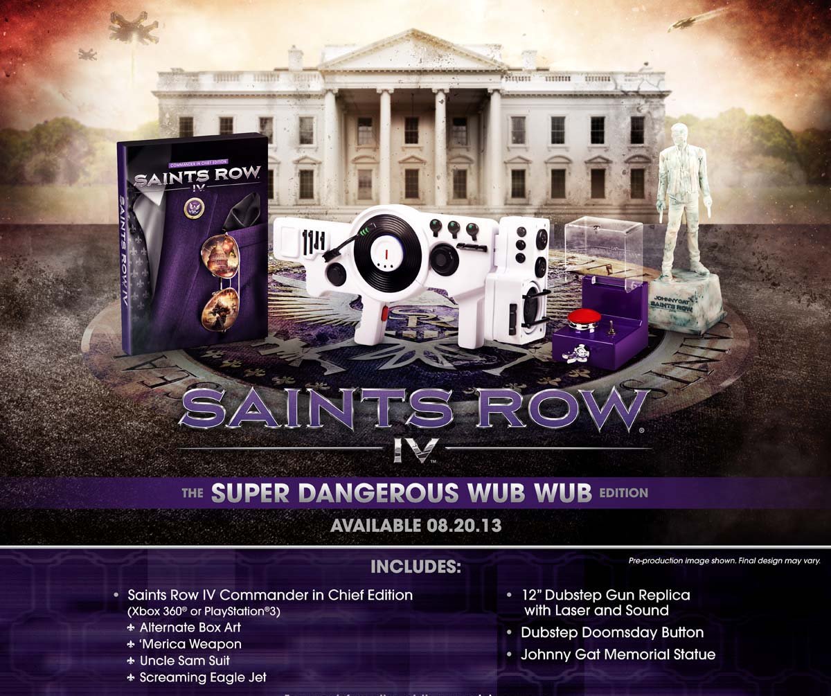 Saints Row IV Super Dangerous Wub Wub Edition (PS3, enyhén szakadt doboz) - Figurák Special Edition