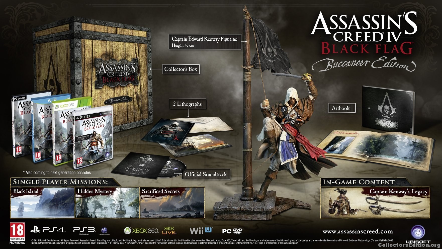 Assassins Creed Black Flag Buccaneer Edition (WiiU) - Figurák Special Edition