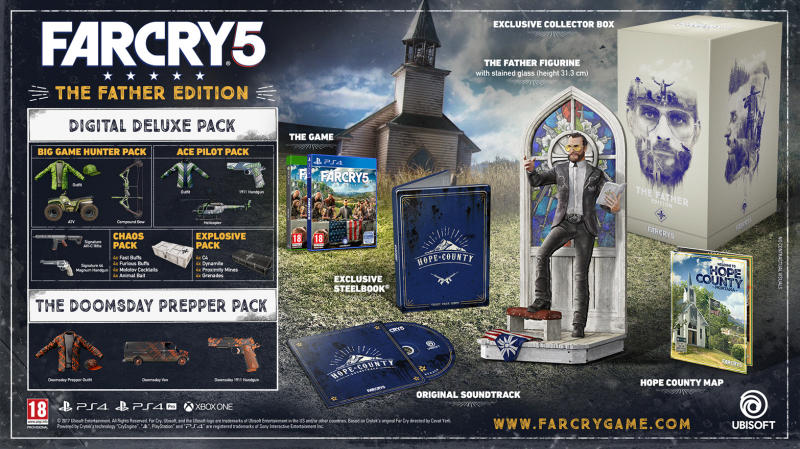 Far Cry 5 The Father Edition (PS4) - Figurák Special Edition