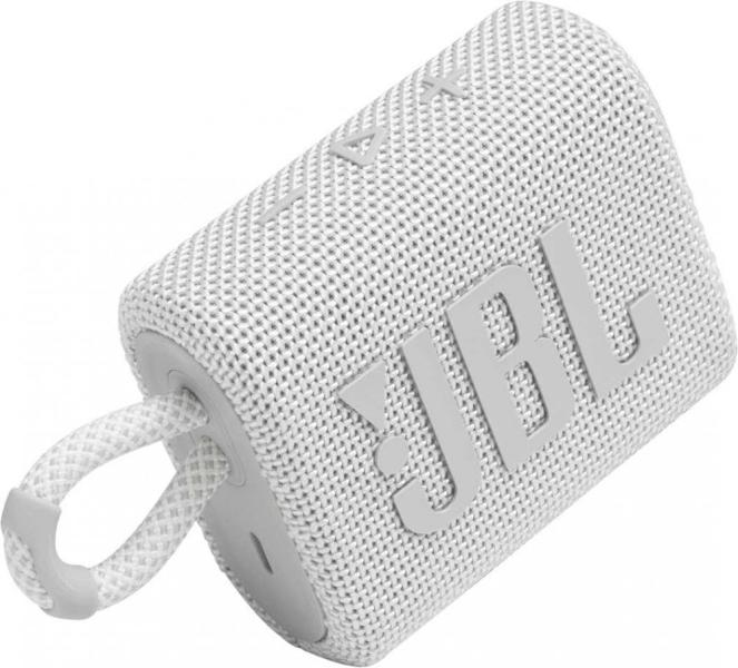 JBL GO 3 hordozható bluetooth hangszóró (fehér)
