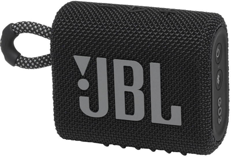 JBL GO 3 hordozható bluetooth hangszóró (fekete)