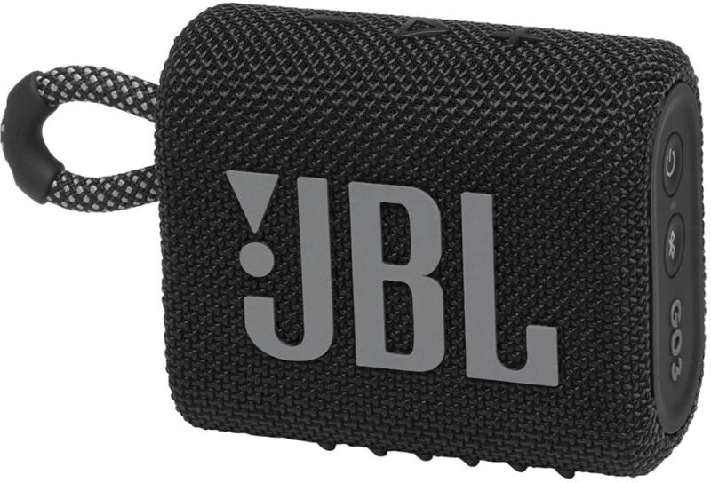 JBL GO 3 hordozható bluetooth hangszóró (fekete)